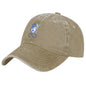 Cotton Vintage Washed Denim Baseball Cap Yoga
