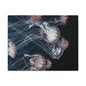 Jellyfish Swarm Matte Stretched Canvas