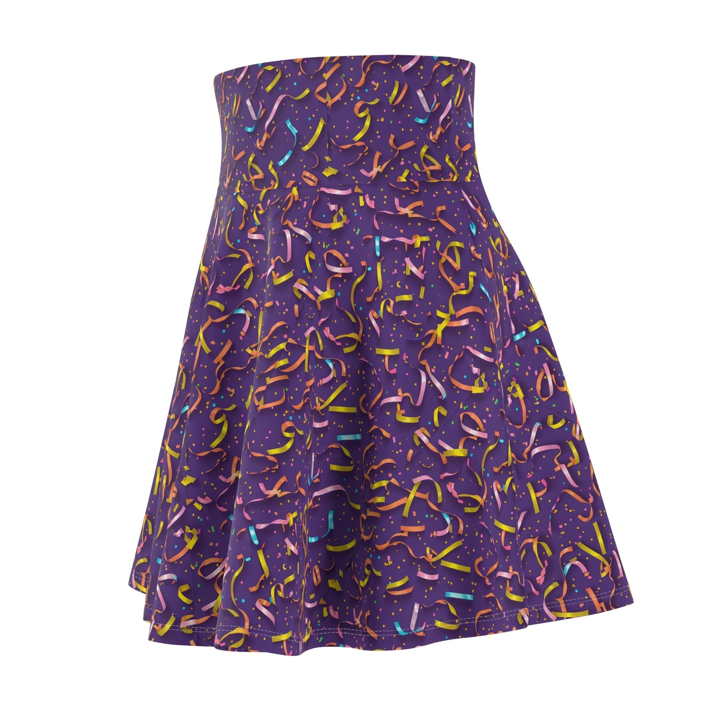 Colorful Women's Skater Skirt | Fun and Playful Fashion | Perfect for Festivals, Birthday Parties, Summer Outings, Casual Wear, Gifts