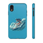 Surfing Phone Case, Coastal Vibes Phone Cover, Tough Cases for Beach Lovers, Ocean Art Phone Accessories, Summer Gift Idea