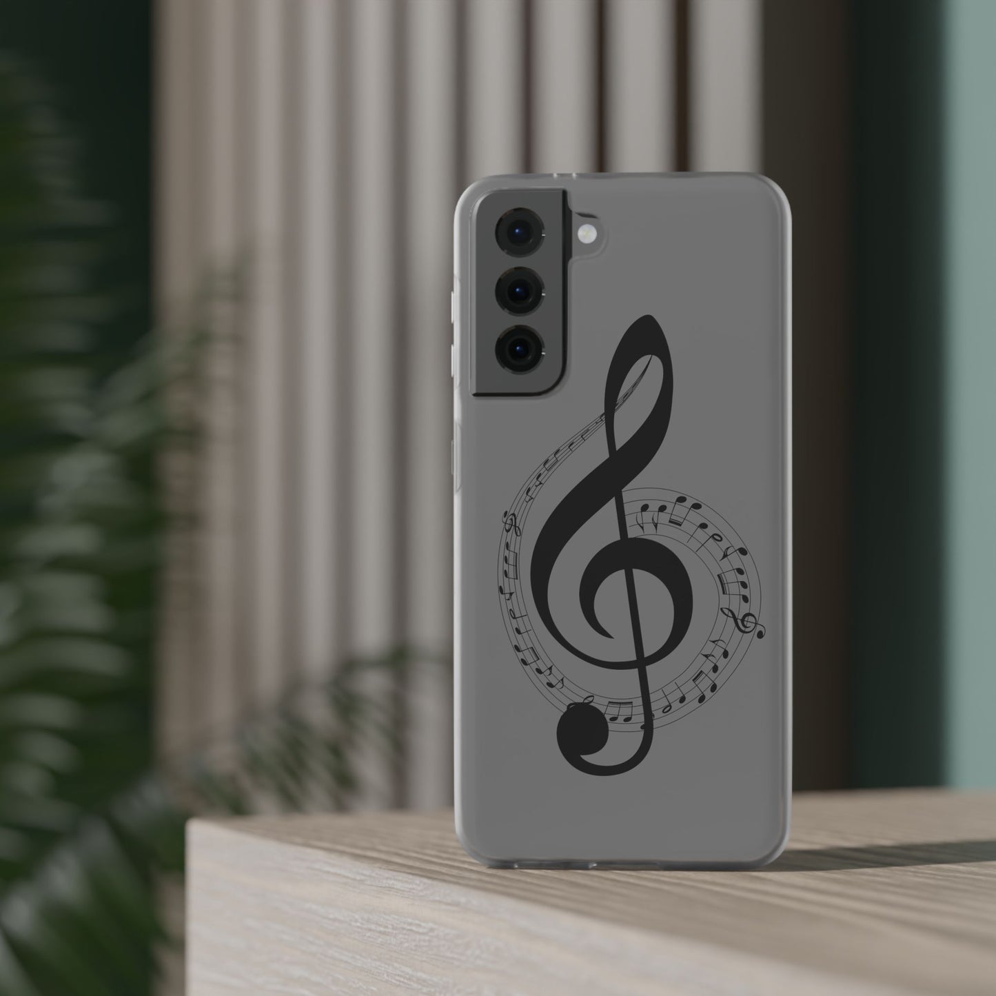 Phone Case — Musical Treble Clef Design