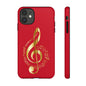 Tough Cases - Red Musical Note