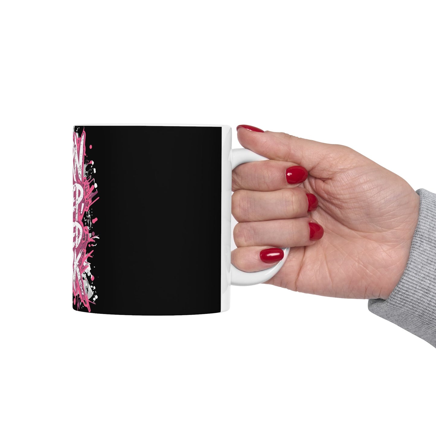 Born to Sleep, Forced to Work Ceramic Mug – Funny Office Coffee Cup (11oz/15oz)