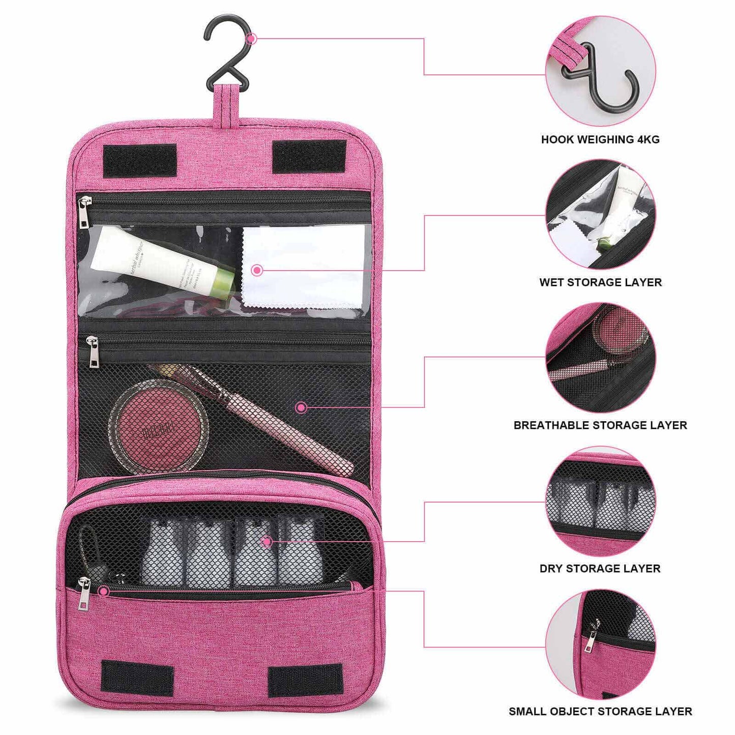 Travel Hanging Toiletry Bags