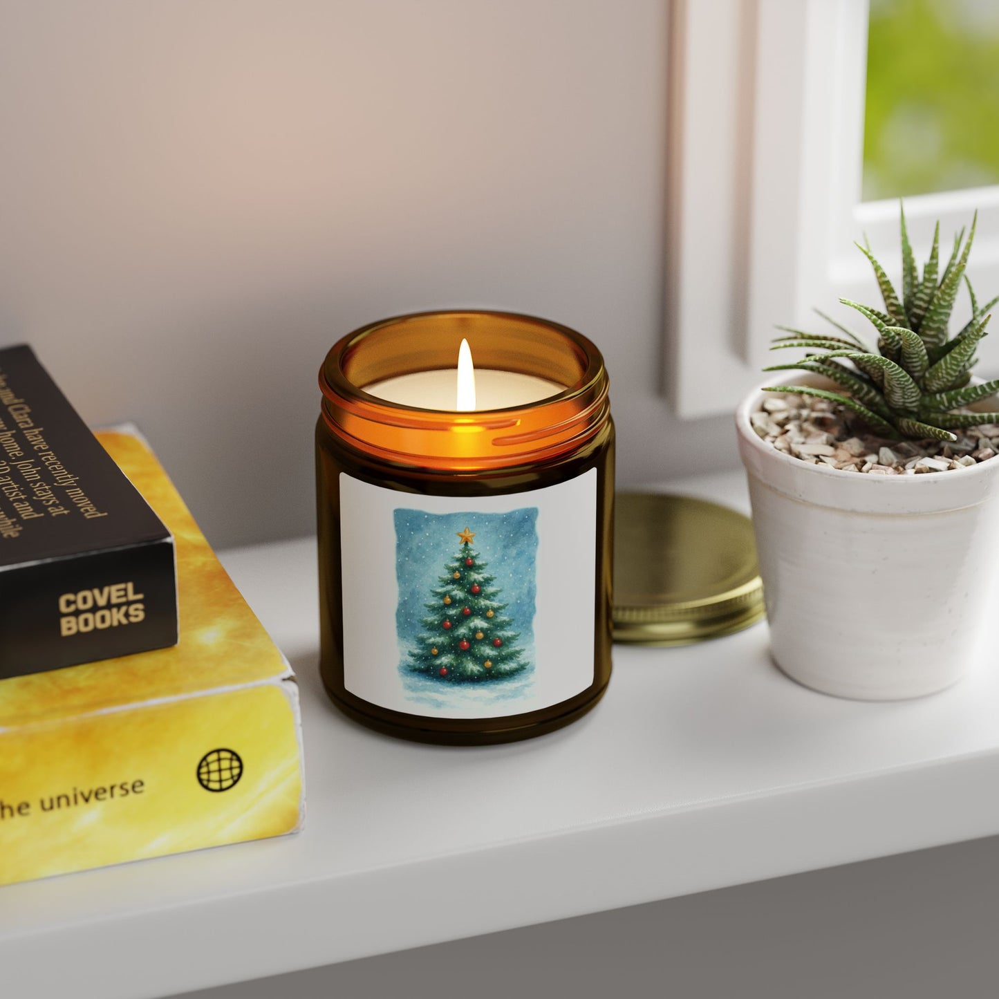 Christmas Tree Scented Candles | Cozy Holiday Decorative Candles