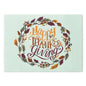Thanksgiving Cutting Board — 'Happy Thanksgiving' Autumn Wreath Serving Board