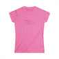 Women's Softstyle Graphic Tee - Casual Wear, Gift Idea, Everyday Comfort, Summer Style, Unique Design
