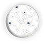Elegant Floral Wall Clock, Modern Home Decor, Gift for Her, Kitchen Wall Art