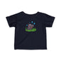 Cute Hippo Infant Tee with Bubbles, Baby Shirt, Toddler T-Shirt, Fun Kids Clothing, Unique Baby Gift, Pram Outfit