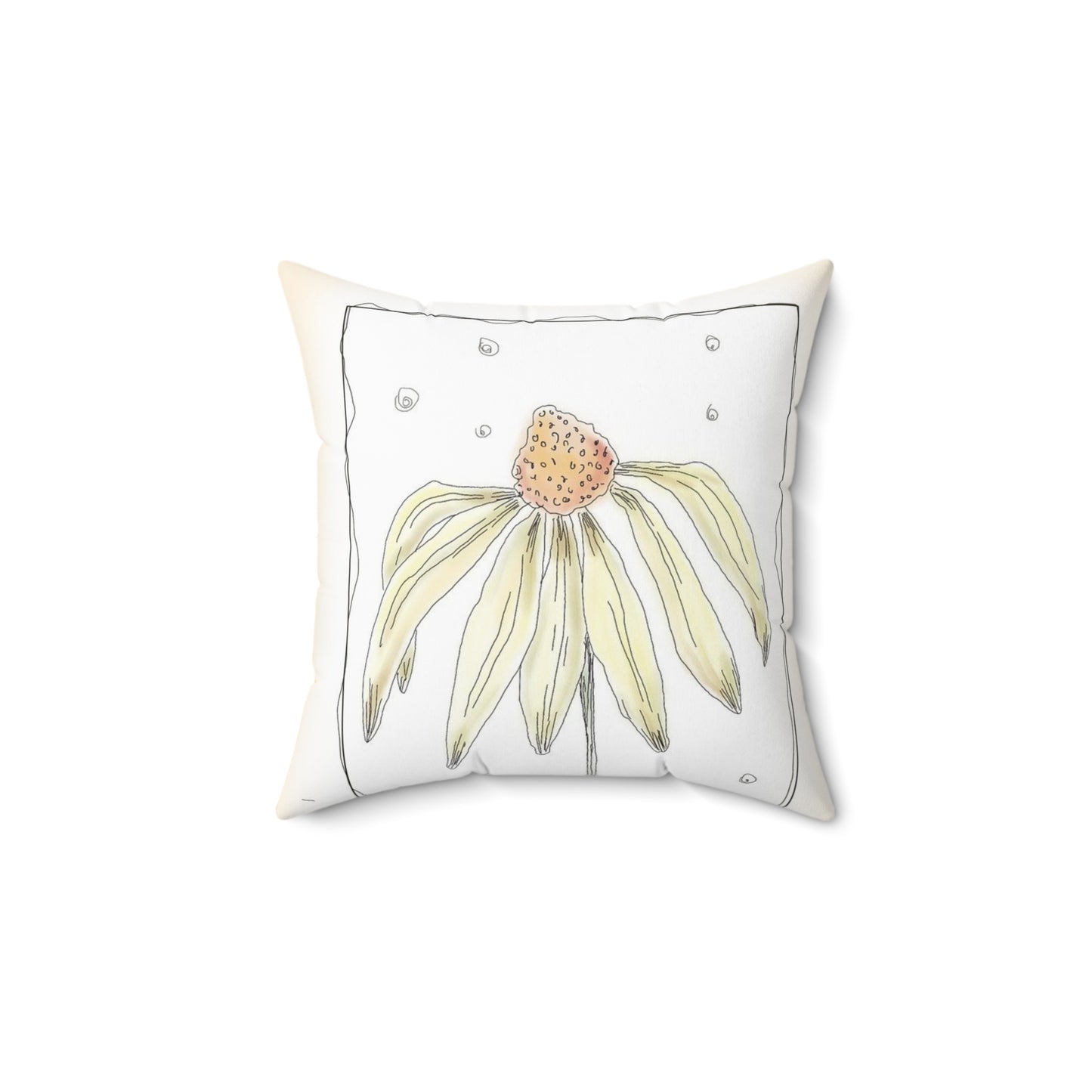 Spun Polyester Square Pillow