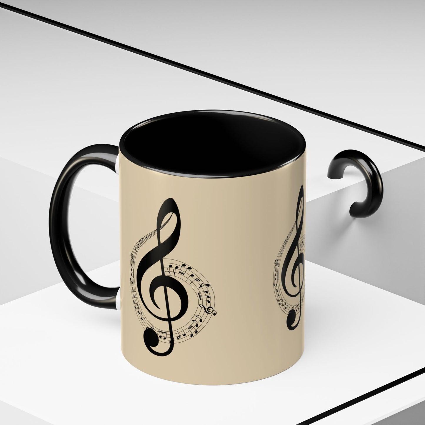 Musical Notes Coffee Mug - Perfect Gift for Music Lovers