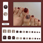 Pure desire French diamond flash ins wind sweet and cool hot girl press-on nails and Press-on toenails special – Image 3