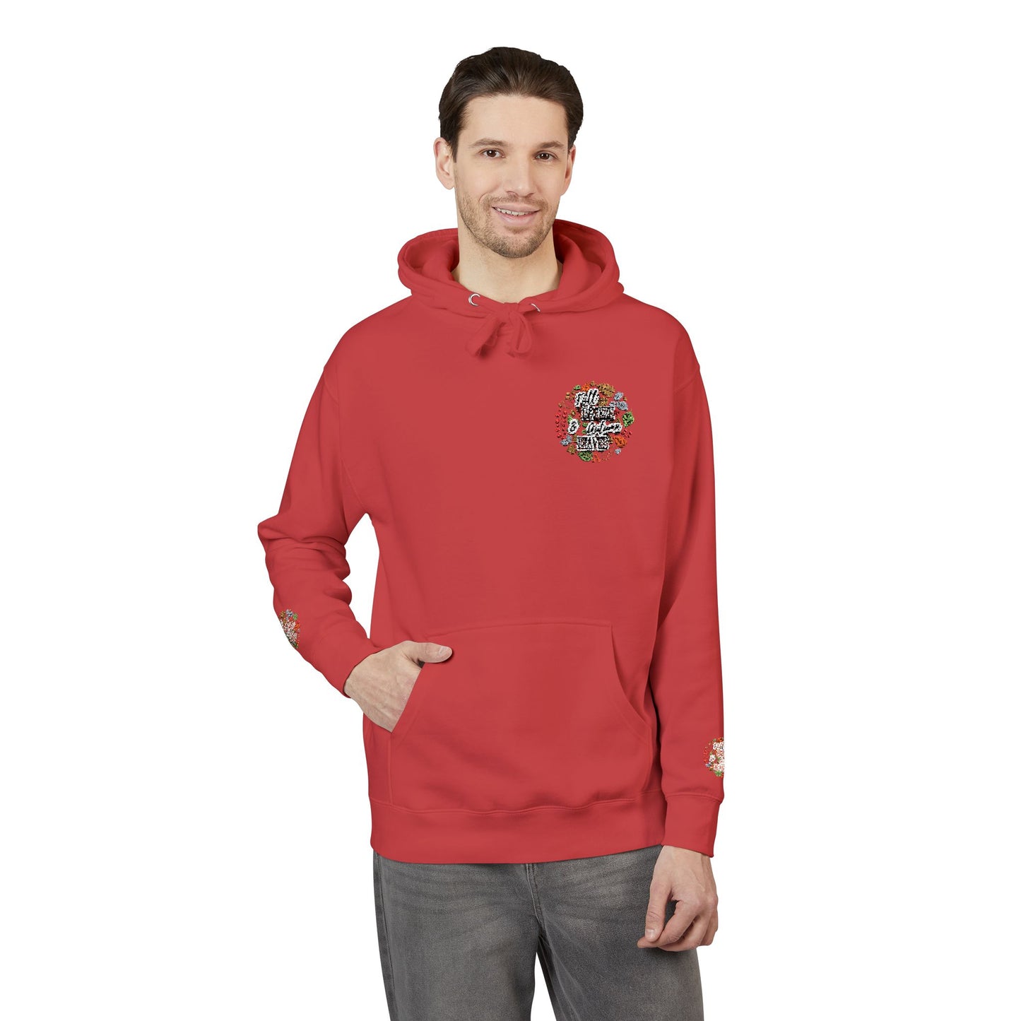 Floral Unisex Fleece Hoodie - Cozy Gift for Nature Lovers, Perfect for Fall, Spring, Birthdays, Relaxation, Outdoor Activities