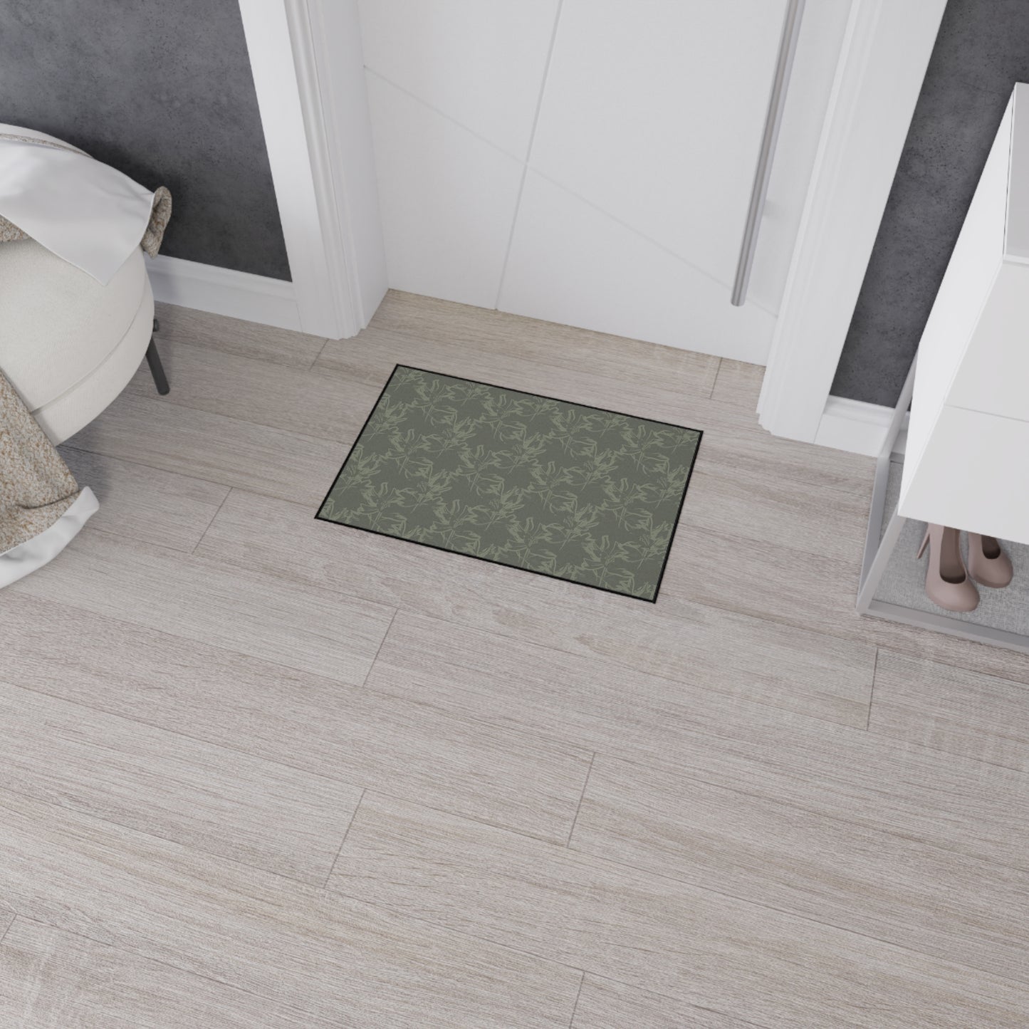 Heavy-Duty Floor Mat — Durable Camouflage Pattern Entry/Utility Rug