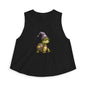 Turtle Wizard Crop Top — Cute Magical Turtle Graphic Tank