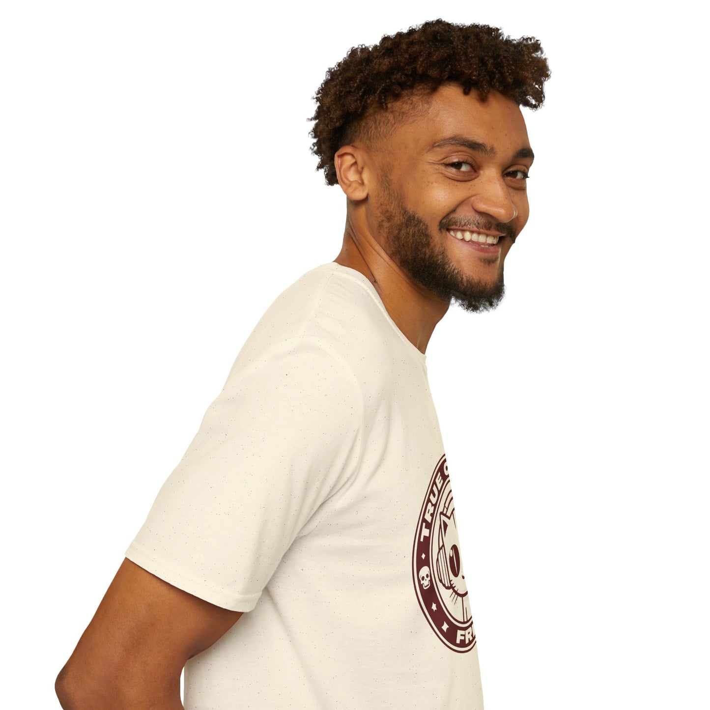 True Crime Freak Cat T-Shirt – Cute Kitty Badge Tee for True Crime Fans