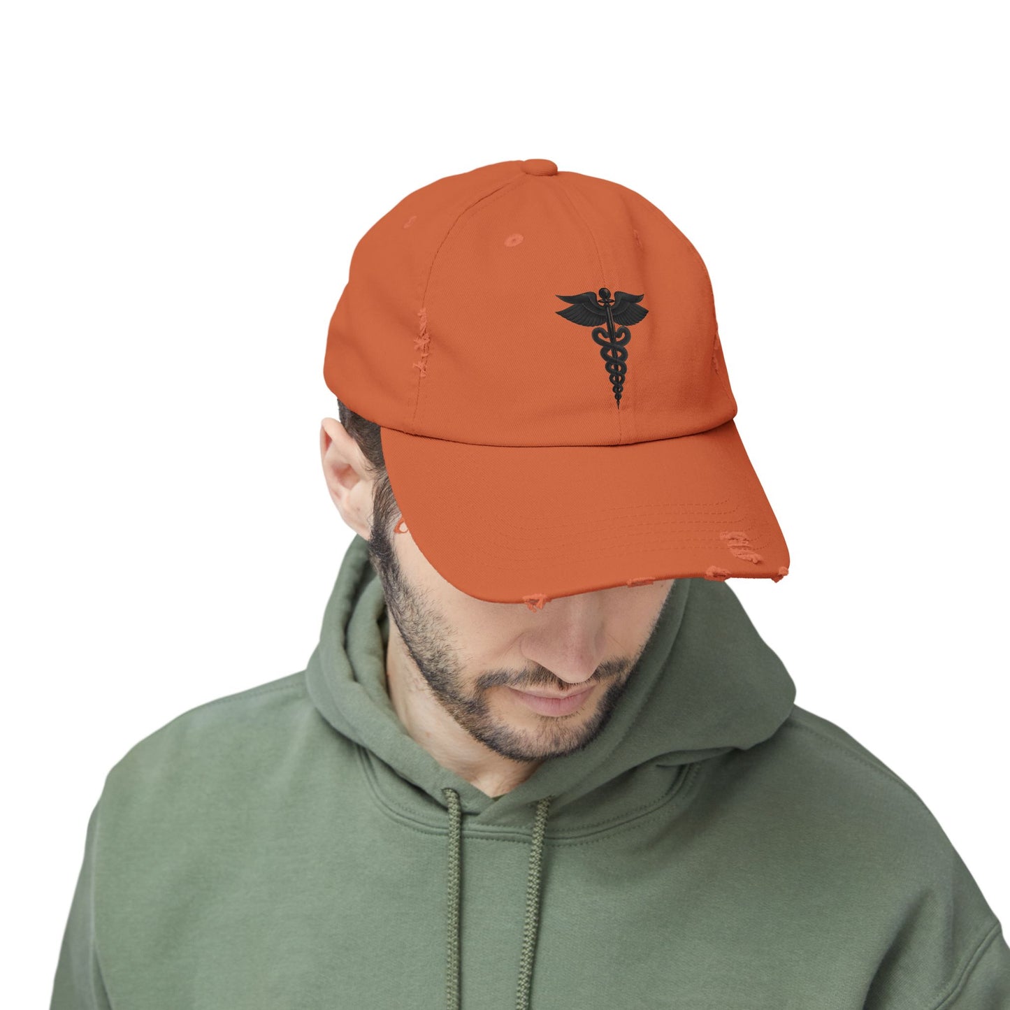 Unisex Distressed Cap with Caduceus Design, Perfect Gift for Healthcare Workers, Casual Style for Every Occasion, Fashionable Medical [...]
