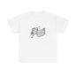 Music Notes T‑Shirt — Minimalist Sheet Music Tee for Musicians & Music Lovers