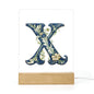 Acrylic Photo Night Light with Wooden Base