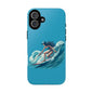 Surfing Phone Case, Coastal Vibes Phone Cover, Tough Cases for Beach Lovers, Ocean Art Phone Accessories, Summer Gift Idea