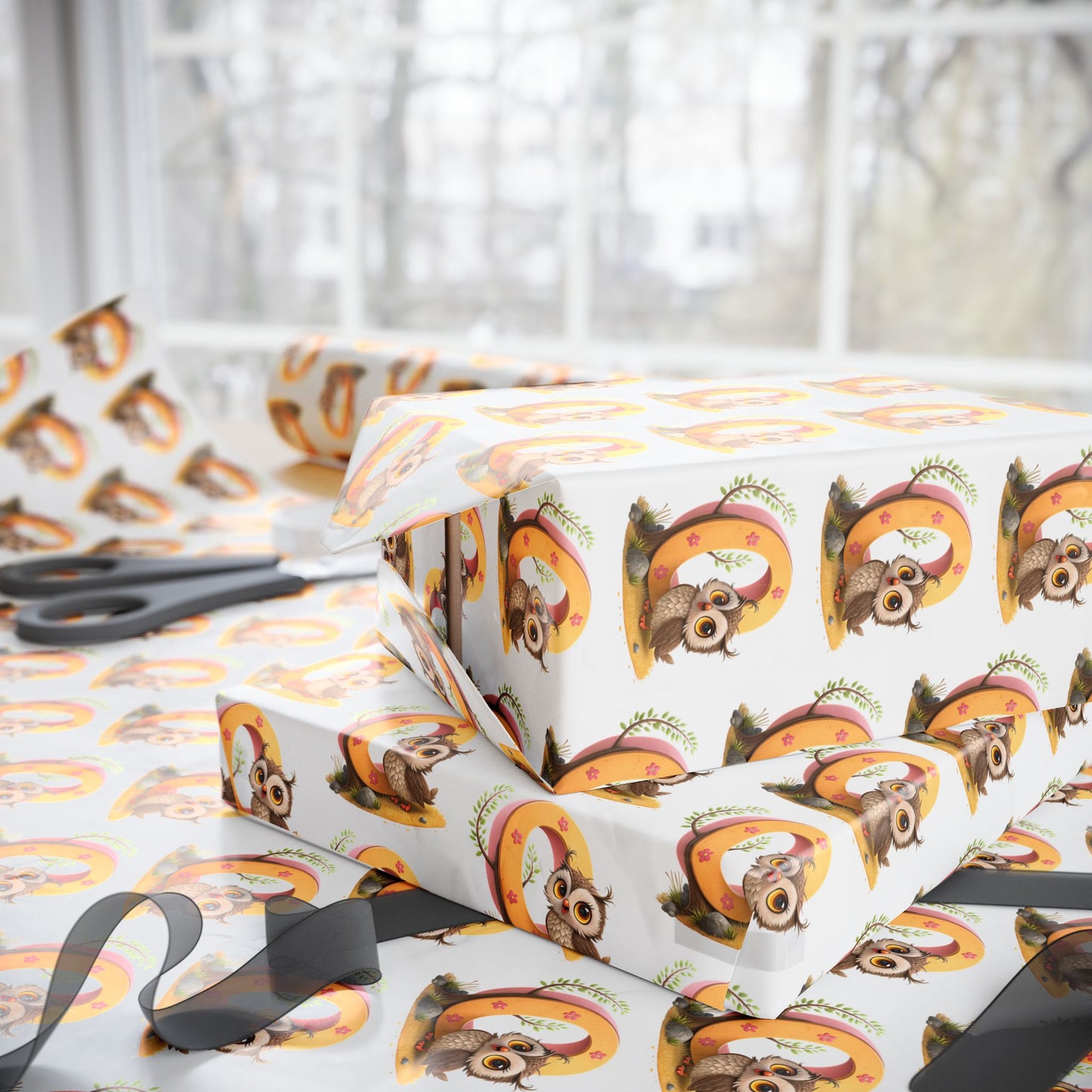 Charming Wrapping Paper for All Occasions, Fun Gift Wrap for Birthdays, Holidays, Baby Showers, Weddings, Eco-Friendly