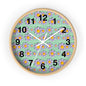 Charming Floral Wall Clock - Brighten Your Space with Decorative Timepiece, Home Decor, Gift for Her, Birthday, Mother's Day