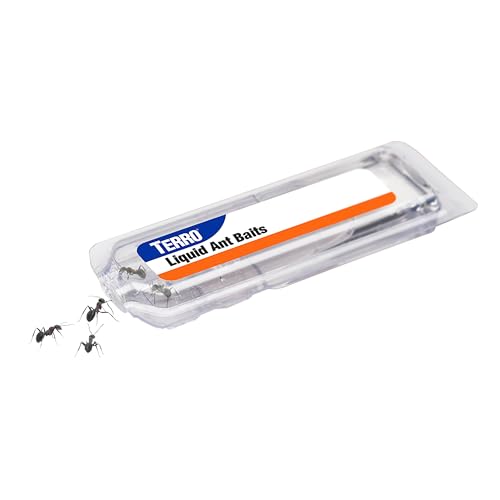 TERRO Ant Killer Bait Stations T300B - Liquid Bait to Eliminate Ants - Bait System - 12 Count Stations for Effective Indoor Ant Control