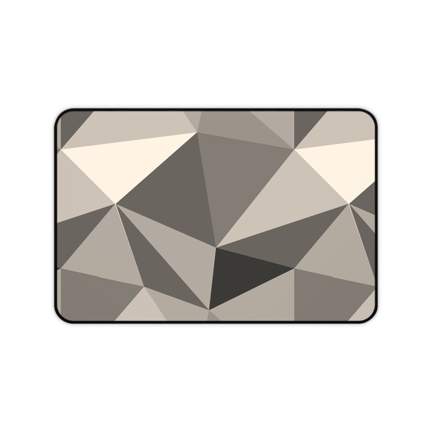 Geometric Desk Mat - Modern Workspace Decor, Office Desk Accessories, Stylish Mouse Pad, Home Office Gift, Minimalist Desk Decor