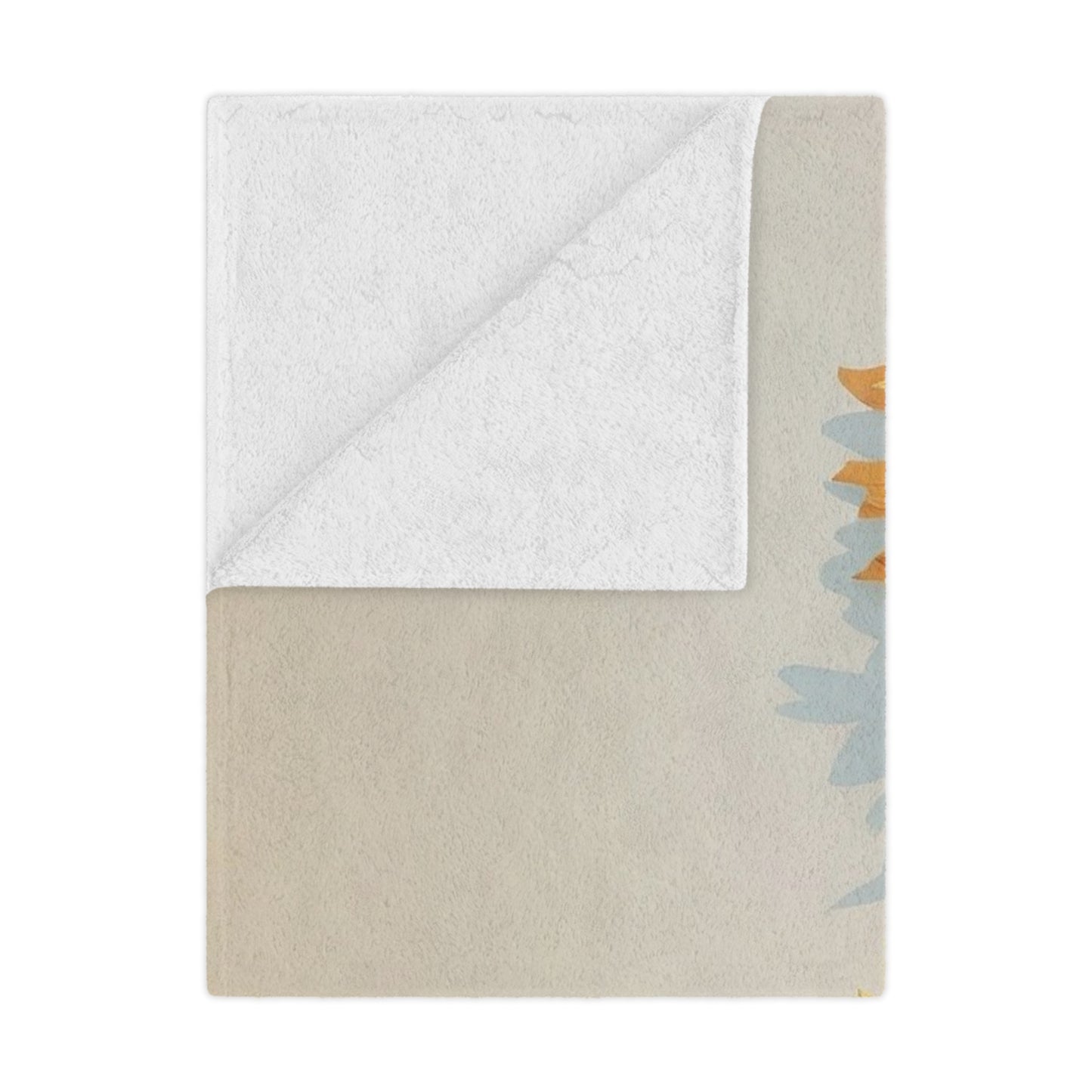 Sunflower Bouquet Minky Blanket — Soft Floral Throw for Cozy Home Décor