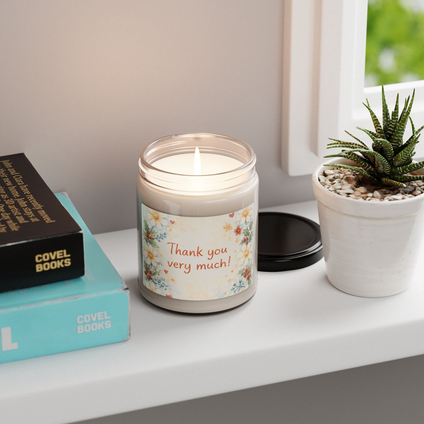 Thank You Very Much Floral Scented Soy Candle — 9oz Jar
