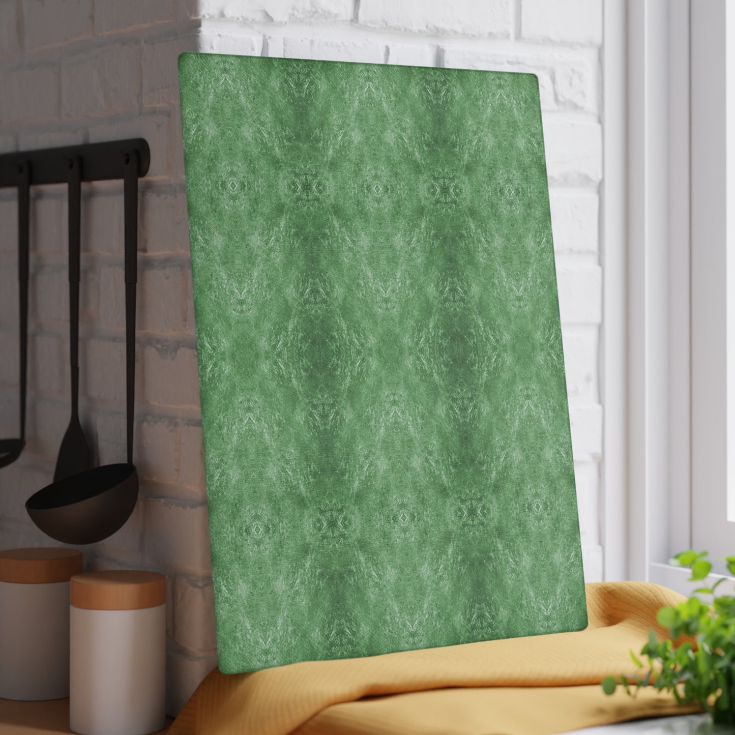 Green Marble Glass Cutting Board – Decorative Kitchen Chopping Board