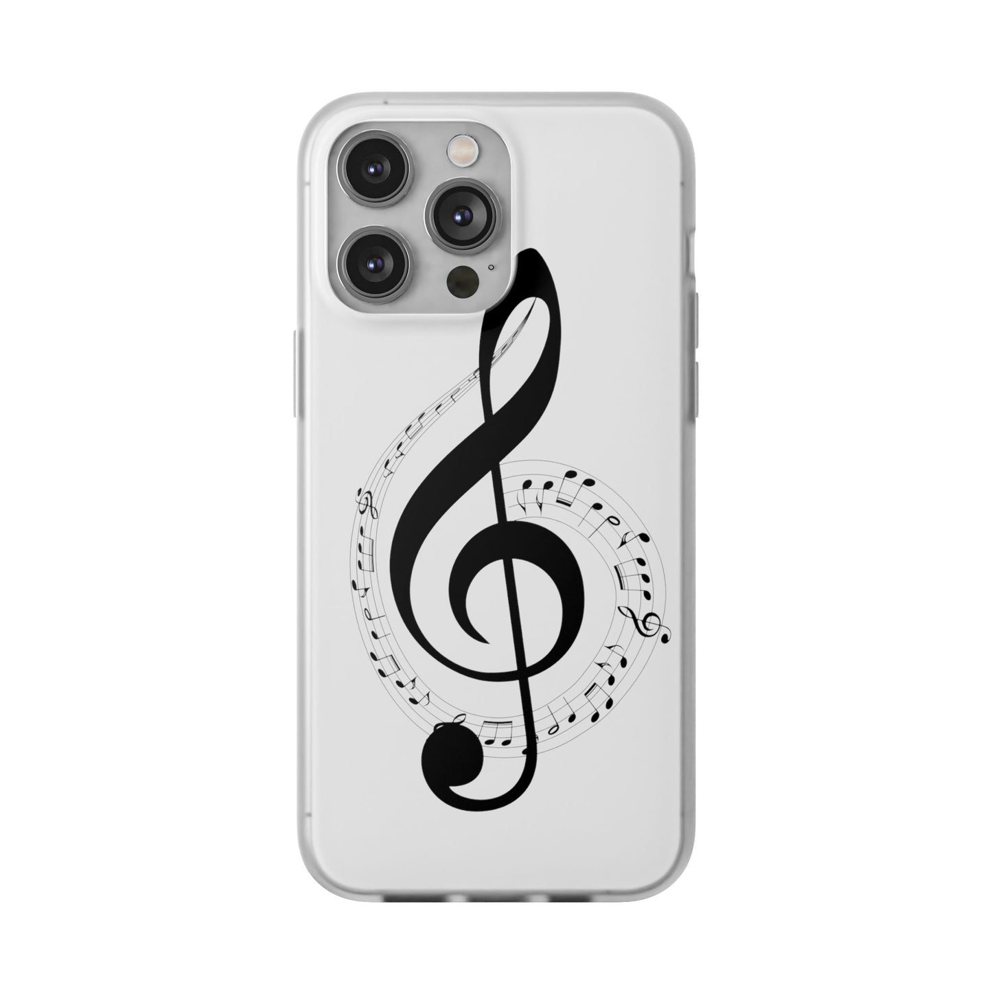 Phone Case — Musical Treble Clef Design
