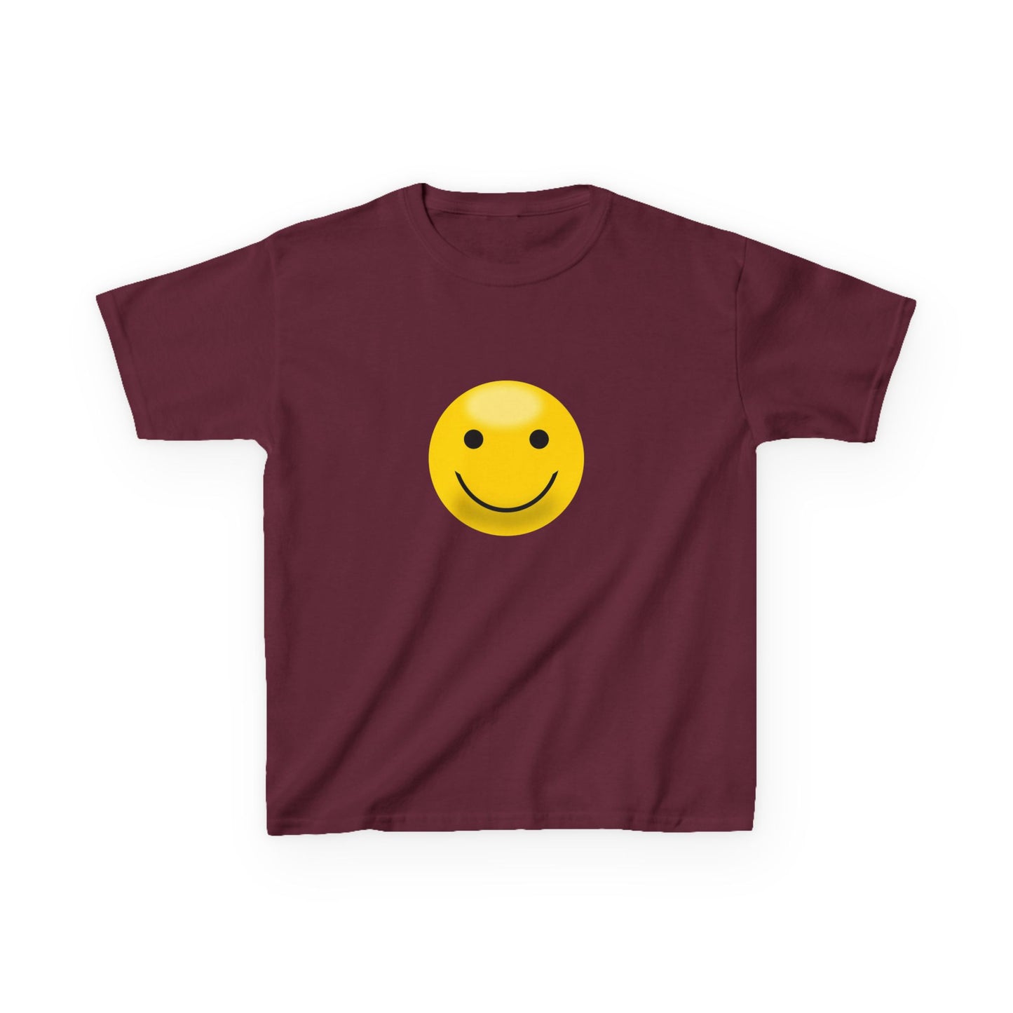 Kids Smiley Face Tee - Fun Cotton Shirt for Kids