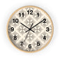 Elegant Floral Wall Clock - Home Decor, Modern Timepiece, Gift for Her, Office Decor, Living Room Accent
