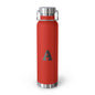 Personalized Copper Insulated Water Bottle, 22oz - Letter A