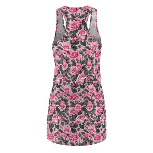 Floral Racerback Dress, Summer Dress, Casual Dress, Beach Dress, Vacation Outfit, Floral Print Dress