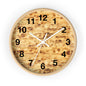 Rustic Wood Wall Clock | Natural Decor, Home Office Gift, Farmhouse Style, Timepiece, Unique Wall Art