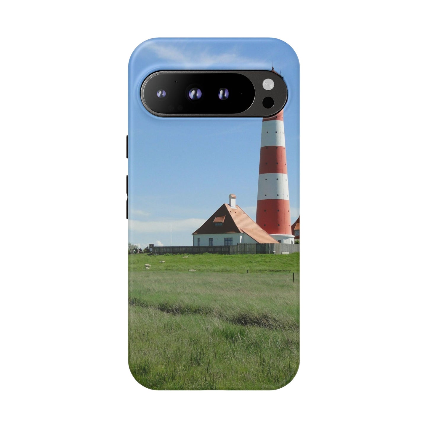 Lighthouse Phone Case - Coastal Vibes, Nautical Gift, Ocean Lover Accessory, Beach Aesthetic, Customizable Design