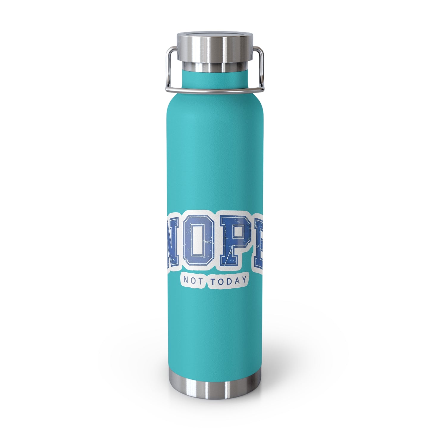 22oz Insulated Water Bottle — "NOPE (Not Today)" Retro Graphic