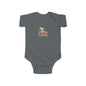 Whimsical Floral Baby Bodysuit - Letter I