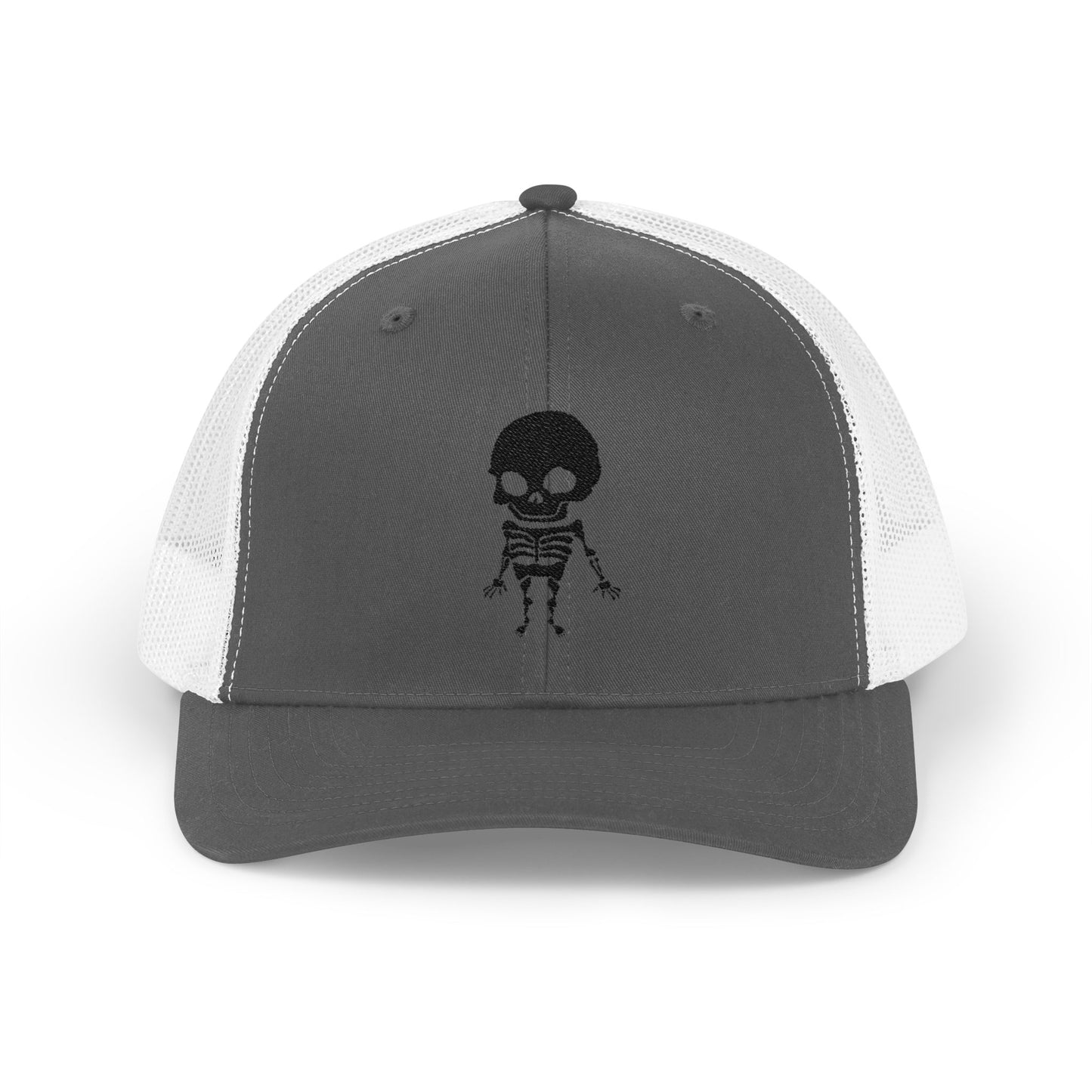 Skeleton Snapback Trucker Cap | Trendy Hat for Festivals, Halloween, Costume Parties, Alternative Fashion, Everyday Wear
