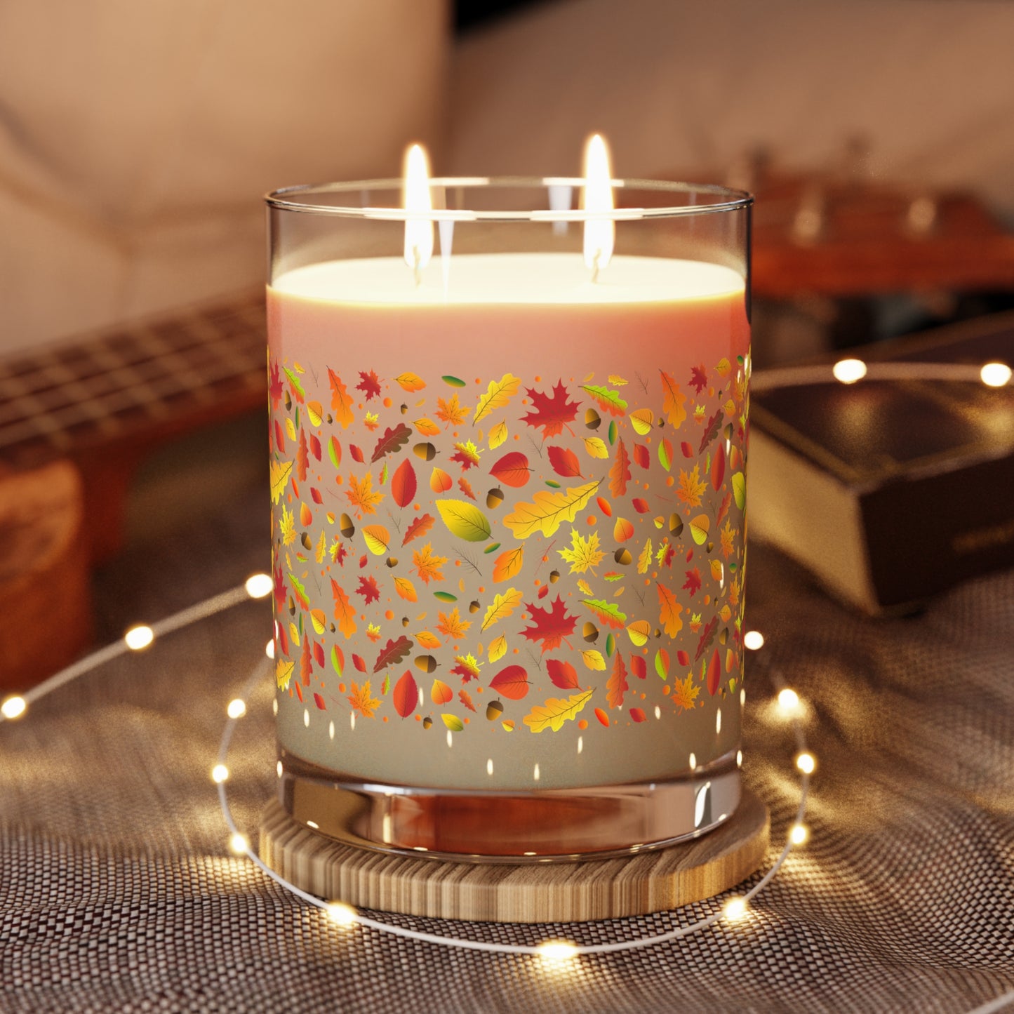 Fall Aromatherapy Candle, Cozy Home Decor, Seasonal Scented Candle Gift, Eco-friendly Soy Wax, Autumn Celebration