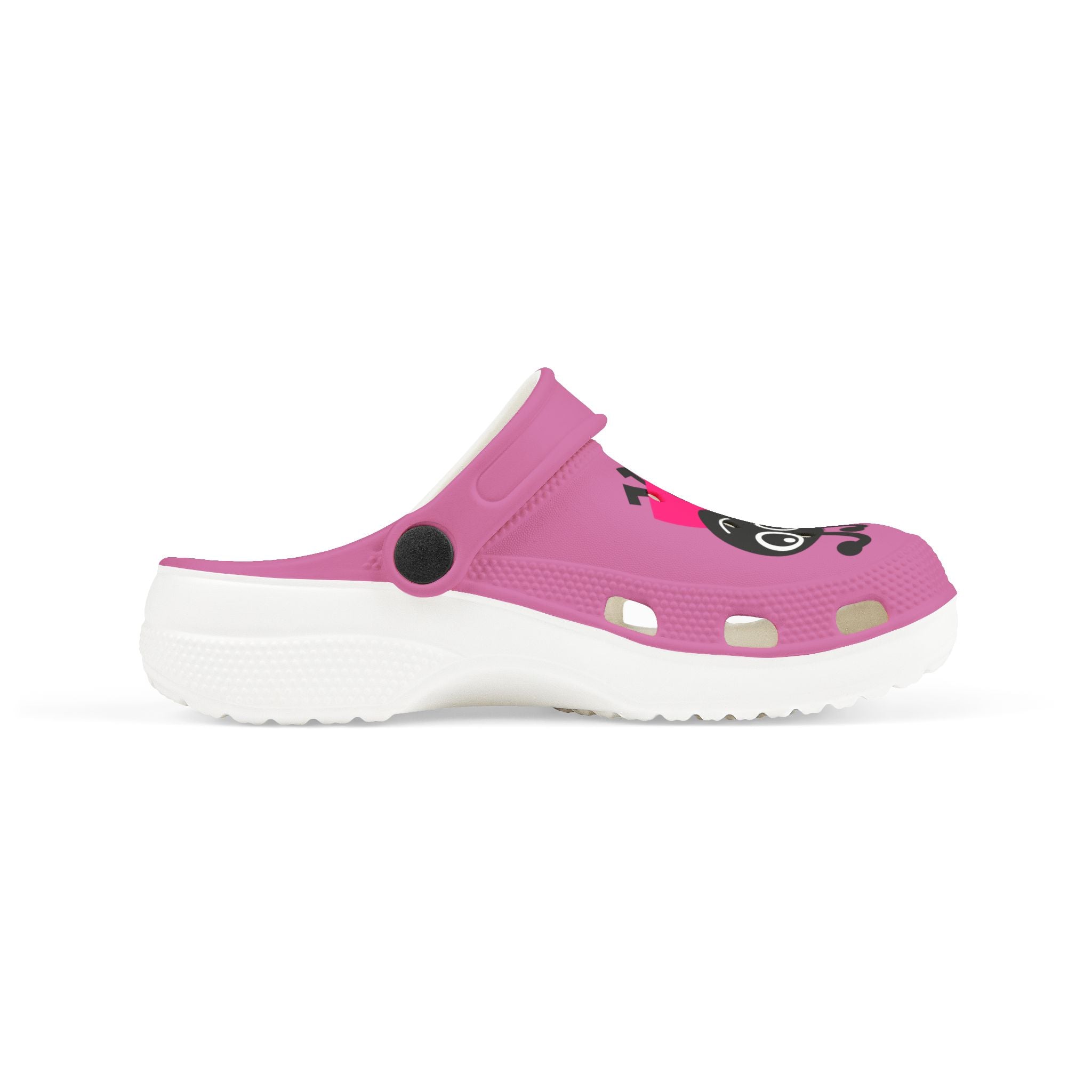 Kids' Pink Ladybug EVA Foam Clogs — Lightweight Slip-On Sandals for Toddlers & Little Girls