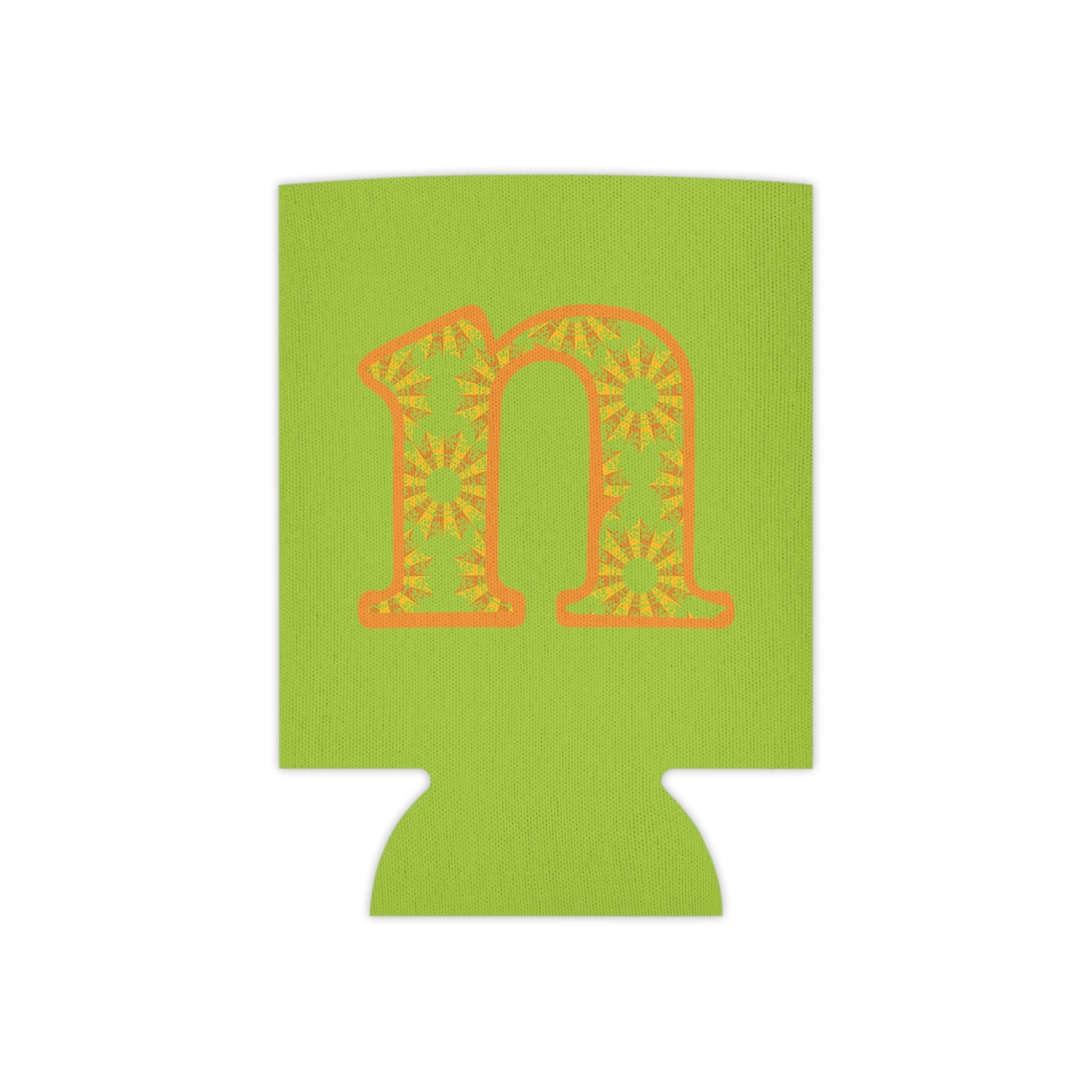 Vibrant Initial Can Cooler, Personalized Party Favor, Summer BBQ Accessory, Custom Drink Sleeve, Gift for Him/Her