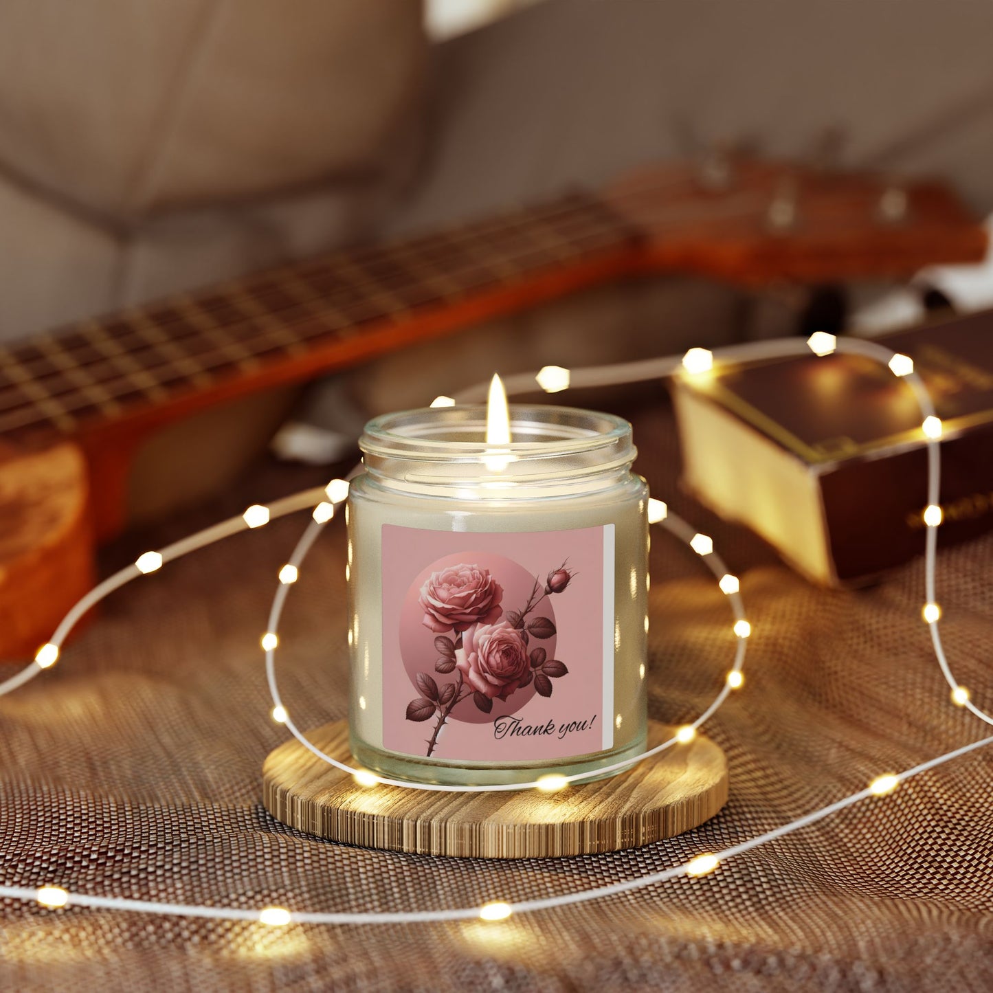 Scented Candles, Coconut Apricot Wax (4oz, 9oz)