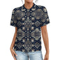 Button-Down Polo Shirt for Women