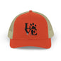Love Paw Print Trucker Cap for Animal Lovers
