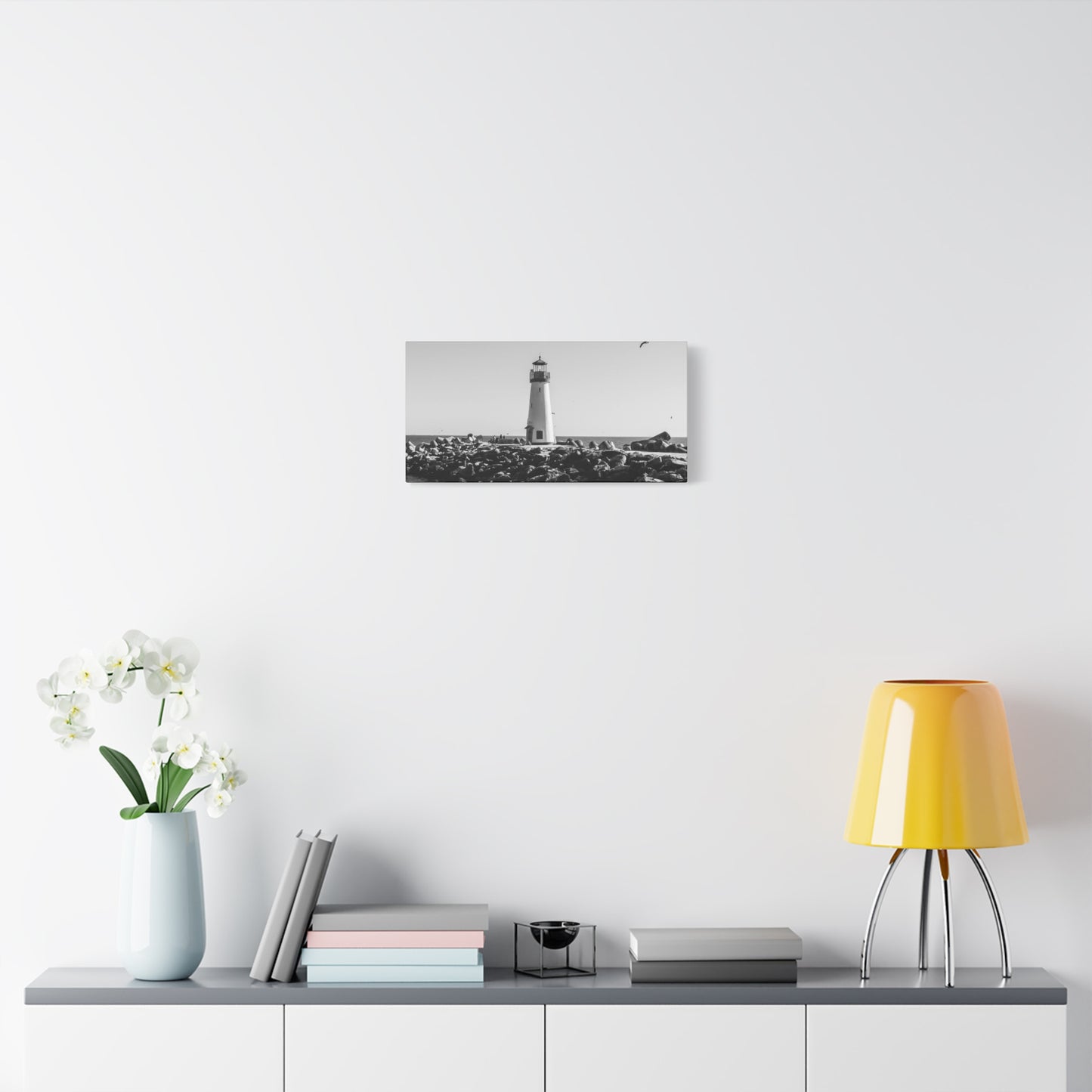 Matte Canvas, Stretched, 1.25" - Lighthouse