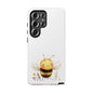 Bee Phone Case, Cute Bee Design, Tough Phone Cover, Gift for Nature Lovers, Floral Bee Mobile Case, Bee-themed Accessory