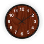 Natural Wood Wall Clock, Rustic Home Decor, Boho Style Clock, Modern Design, Gift for Housewarming, Office Clock